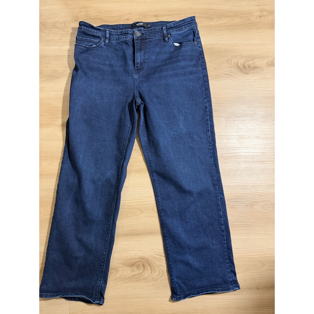 Hudson Jeans Wide Leg Women 16 Blue Denim Stretch High Rise Casual - Picture 8 of 12